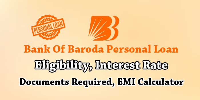 Bank of Baroda Personal Loan